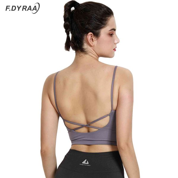 

women u shape sport bra breathable running crop fitness clothing yoga gym padded super sports high impact