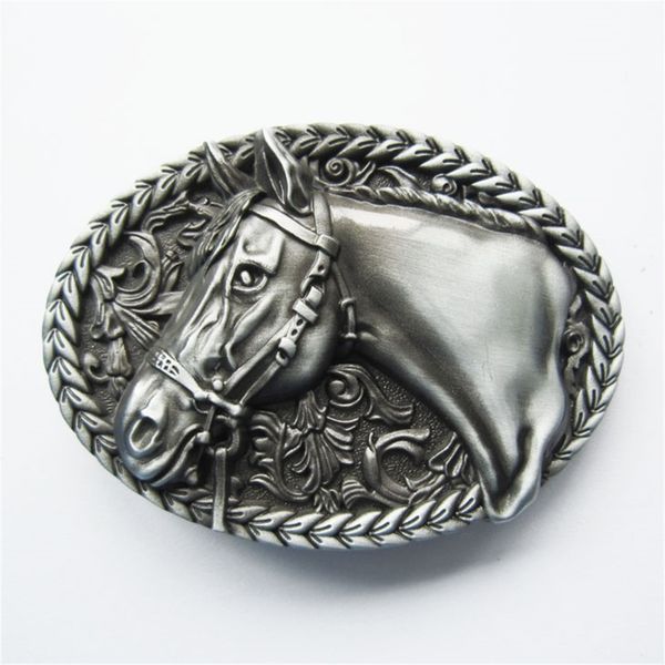 

men belt buckle new vintage western rope chain horse cowboy oval belt buckle gurtelschnalle boucle de ceinture buckle-wt051as brand new, Slivery;black