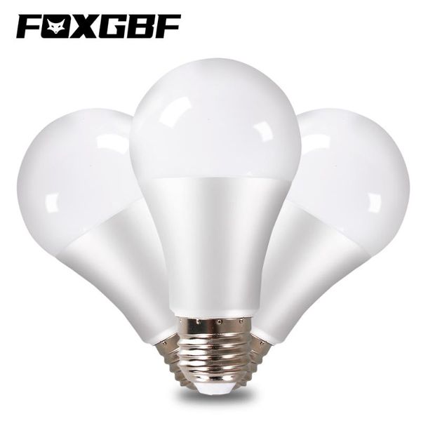 

bulbs foxgbf 3w 5w 7w 9w 12w 15w 18w led bulb light e27 ac 220v cold/warm light/natural indoor lighting chandelier bedroom