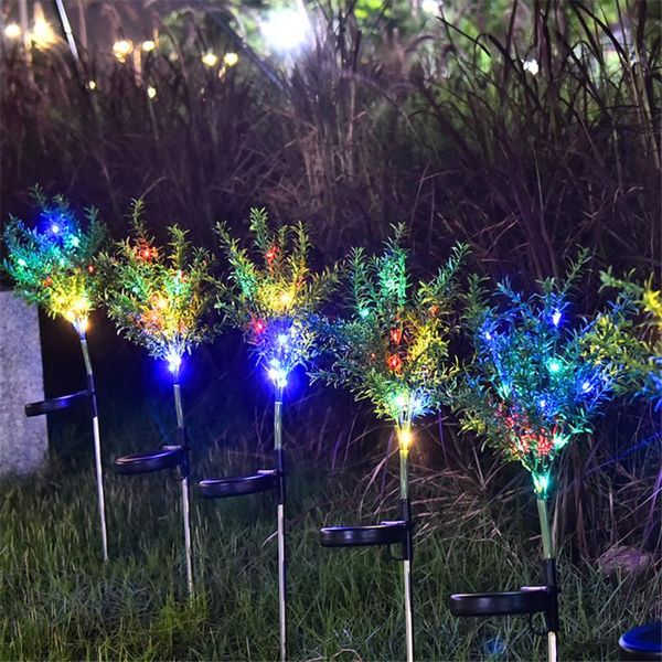 

solar powered lawn lamp christmas tree underground decorative landscape lighting for garden,yard,driveway lamps