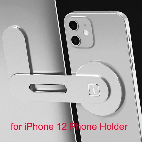 

cell phone mounts & holders aluminum alloy magnetic mobile holder lapextension bracket for 12/12pro/12 pro max