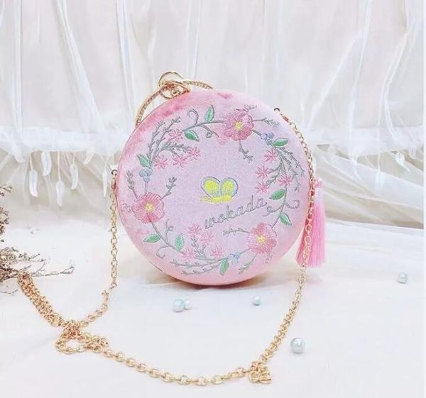 

HBP Golden Diamond Evening Chic Pearl Round Shoulder Bags for Women 2020 New Handbags Wedding Party Clutch Purse AA001, Sky blue