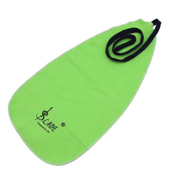 

cleaning cloths lade woodwind instruments saxphone clarinet flute swab cloth green