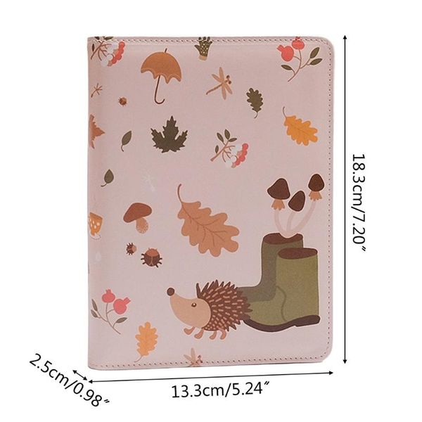 

days cute list diary notebook planner leather journal agenda lined notepads, Purple;pink