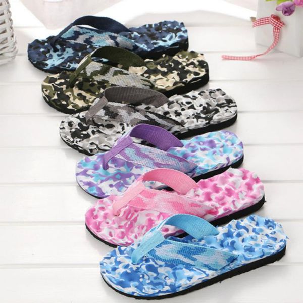 

slippers men flip flops floor flat shoes indoor summer home male massage slipper camouflage comfortable zapatillas de hombre, Black