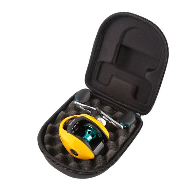 

fishing accessories portable lure baitcasting reel protective case low profile storage box