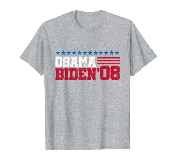 

barack obama joe biden 08 for president 2020 gifts t-shirt, White;black