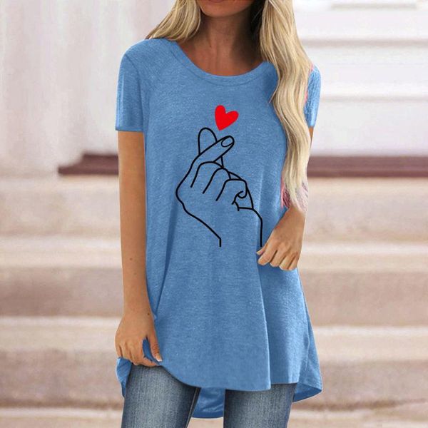 

women summer loose tshirt casual print o-neck short sleeve pullover t-shirt harajuku 2021 fashion wear #t4g women's, White