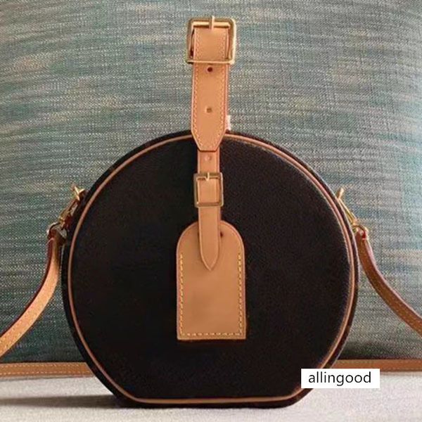

style complete luxuries desiiganers petite boite chapeau handbag bags women crossbody fashion round bag, Brown;gray