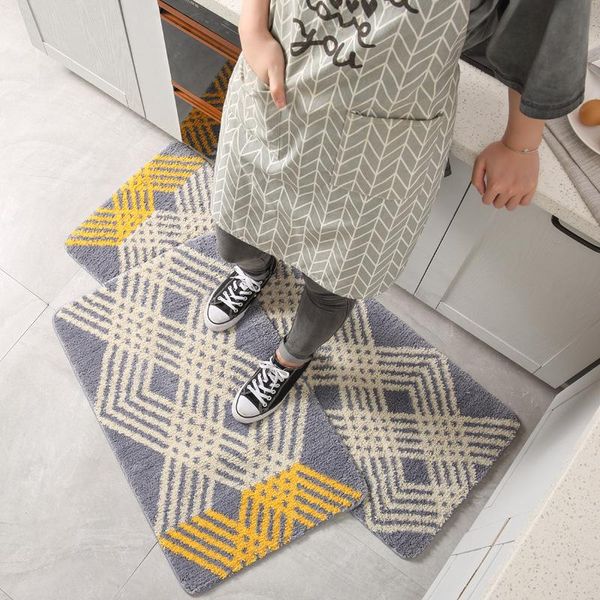 

kitchen water suction floor cushion in-door bathroom non-slip bedside blanketcustom size bath mats