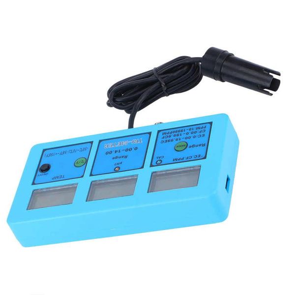 

meters digital meter ph 5 in 1 multifunction ph/temp/ec/cf/tds water quality tester detector monitor