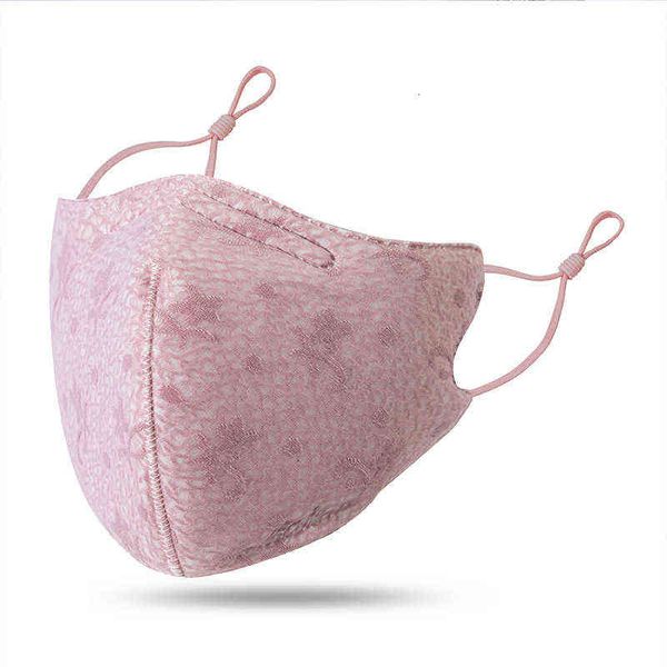 

cotton masks lace flower anti-dust windproof haze breathable face mask can be washed purn