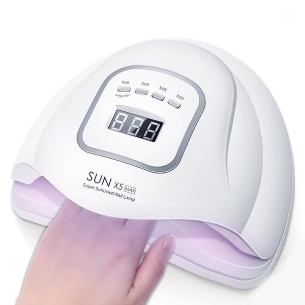 

nail uv led lamp gel dryer cure manicure machine white sun x5 max art tools1