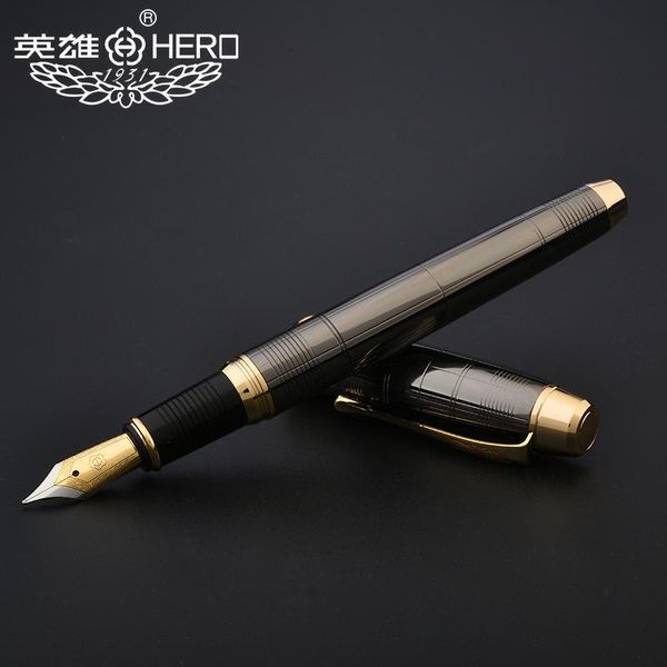

hero fountain pens authentic 953 line design metal gift pen