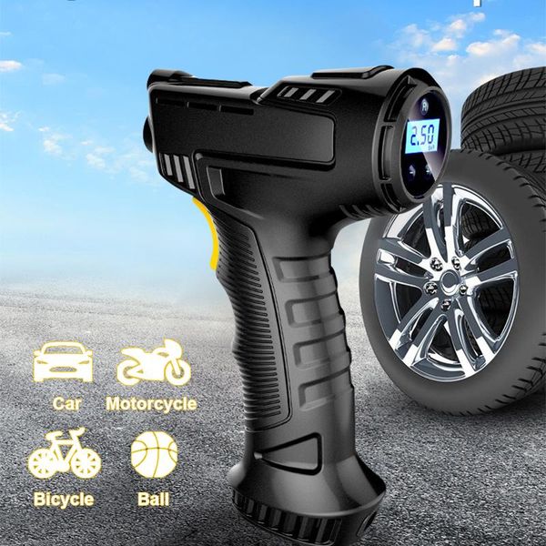 

rechargeable air compressor digital wired/wireless portable pump tire inflator bicycle autotire equipment inflatable