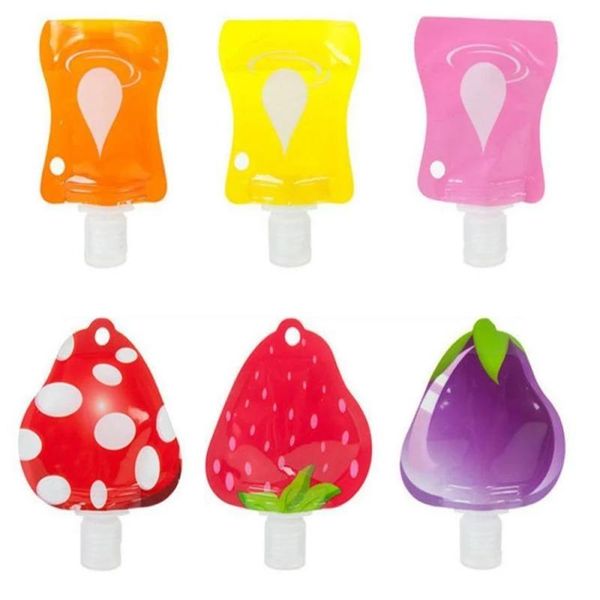 

liquid soap dispenser 5pc refillable bottle travel lotion shampoo cream gel cosmetic containers hand sanitizer empty container