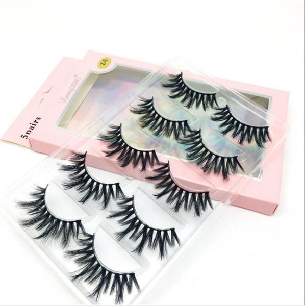 

leisurely beauty 10 pairs custom eyelashes packaging box wholesale 3d faux mink lashes fluffy silk vegan eyelash vendor false
