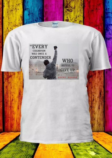 

Rocky Balboa Rocky 1 Movie Poster T Shirt Men Women Unisex M19, Mainly pictures