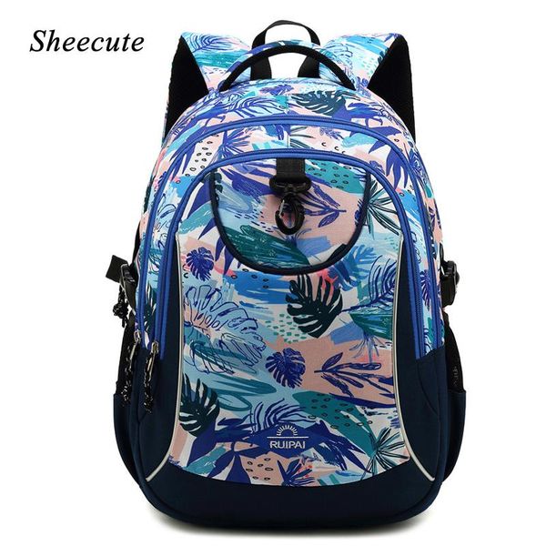 

backpack lightweight student schoolbag children's backpacks large capacity girl travel bags boys school printing