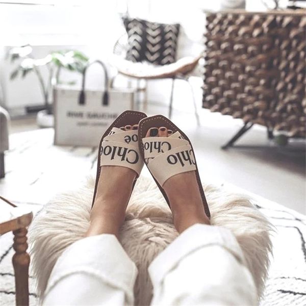 

2021 new letter crossed one line sandals for women in summer, Black