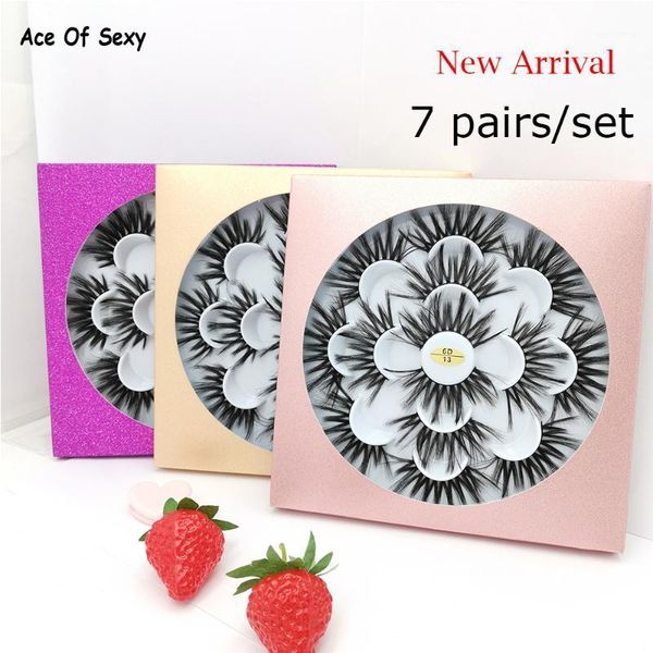 

aceof3d/6d lashes natural false eyelashes dramatic volume fake makeup eyelash extension silk1