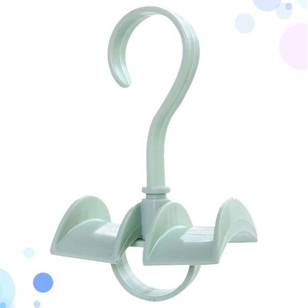 

towel racks 1pc rotatable bag storage rack scarf belt hanger hanging nail wardrobe tie closet (random color)