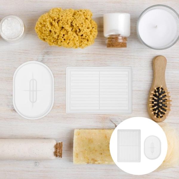 

craft tools 2pcs soap holder silicone casting mold premium practical
