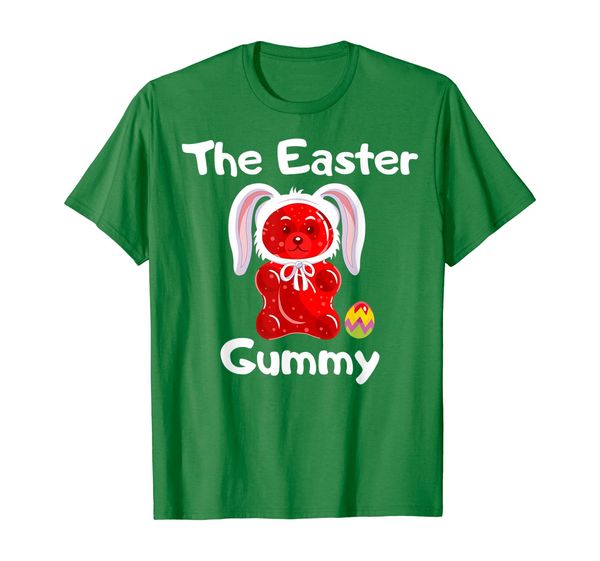 

the easter gummy bear funny easter cute kid's t-shirt red, White;black