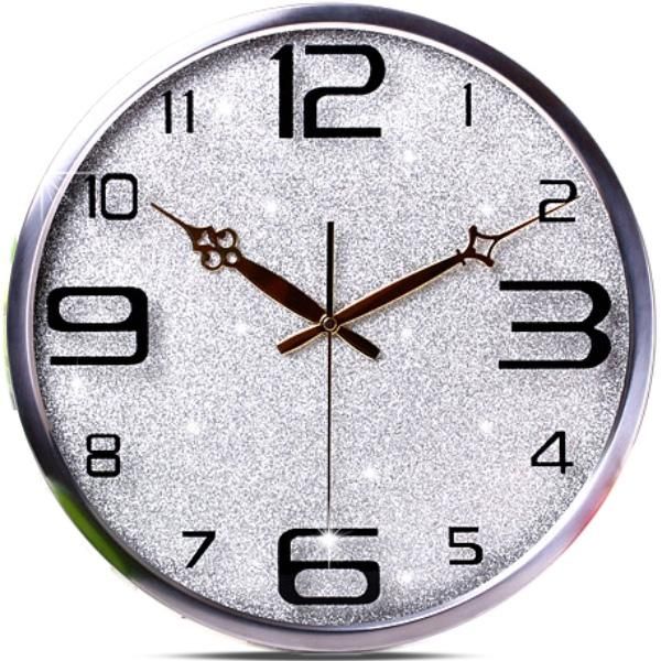 

wall clocks creative luxury clock metal living room large kitchen bedroom watch mechanism montre murale home decor sc620