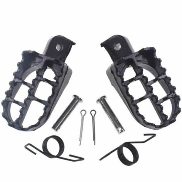 

pedals a pair of motorcycle front rear footrests footpegs for pw50 pw80 tw200 pw 50 80 tw 200 dirt bike