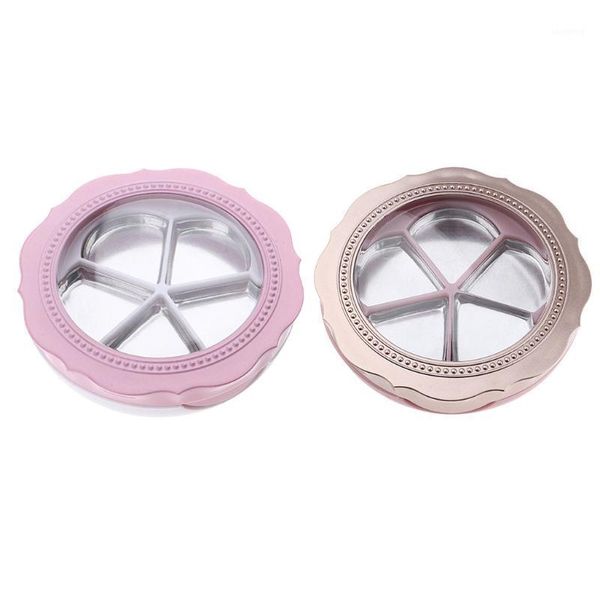 

storage bottles & jars 5 slots empty eyeshadow powder blush container diy cosmetic lip gloss case box palette