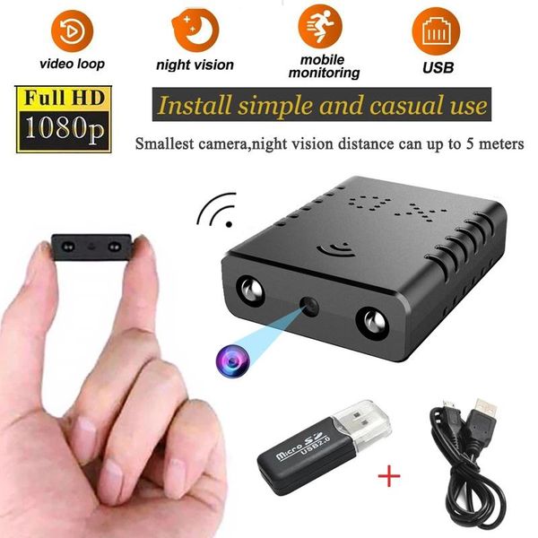 

wifi mini camera 1080p ir cut dv camcorder infrared night vision home security recorder p2p motion detection cam cameras