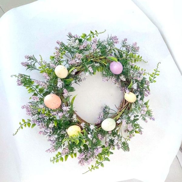 

creative round wreaths bee sunflower wreath artificial garland hanging pendants wedding decoration mariage wall decorative flowers