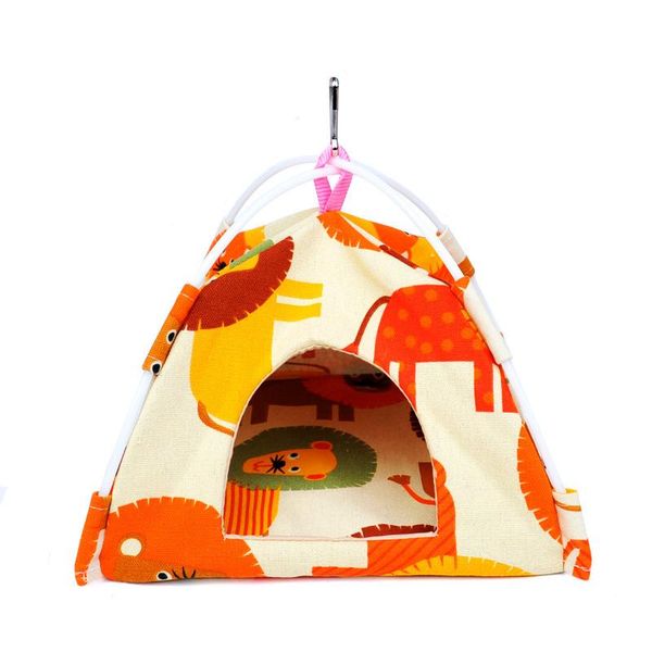 

bird cages house tent parrot canvas nest bed hanging design color random