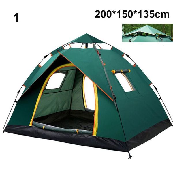 

tents and shelters outdoor automatic tent 3-4 person camping easy instant setup protable backpacking for sun shelter travelling accessories