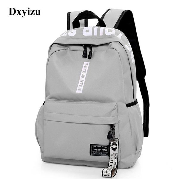 

backpack fashion women men large capacity nylon teens school bag casual style student for teenage girls back pack female