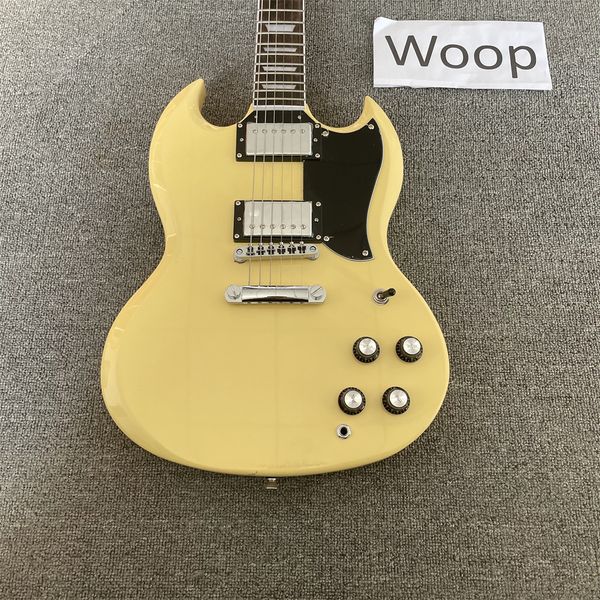 

china oem factory new brand wine yellow customized color sg electric guitar