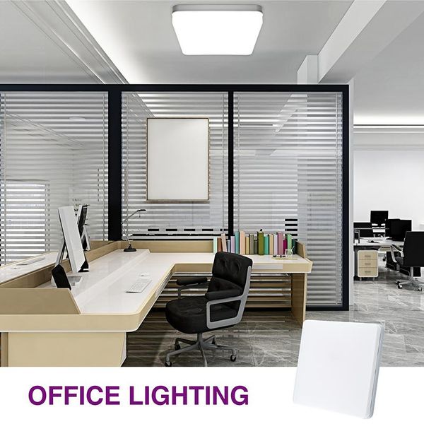 

square led ceiling light ultra-bright panel lamp indoor living room lighting 18w 24w 36w 48w lights
