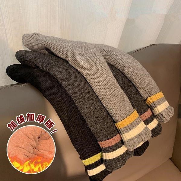 

2021 children pants autumn winter girls pants velvet thicken warm girls leggings kids pants girls clothing for cotton 3-8year, Blue
