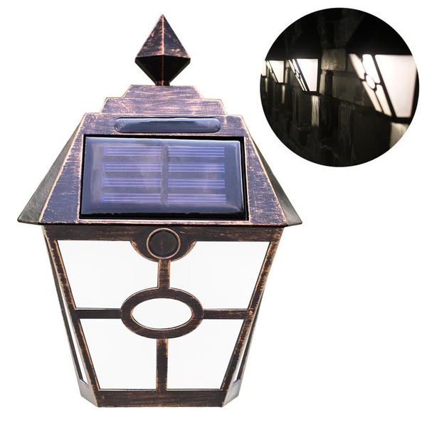 

outdoor wall lamps retro style solar led porch light sensing ip65 waterproof yard terrace garden lamp mounted