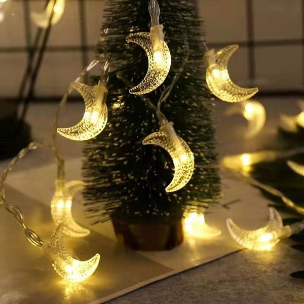

led small moon room decoration color flashing all over the sky star bedroom romantic string lights