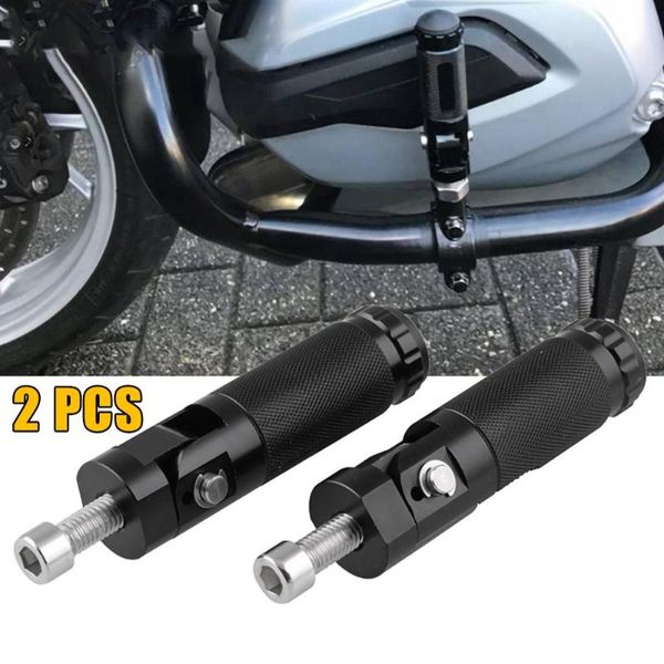 

pedals 2pcs cnc aluminum universal motorcycle motor bike folding footrests foot rests pegs set parts