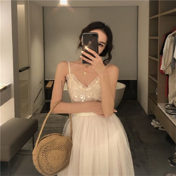 

vintage floral print strap dress women designer elegant sweet lace-up chiffon fairy midi holiday beach summer 210529, Black;gray