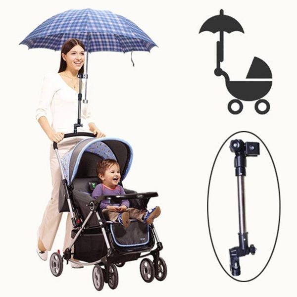 

stroller parts & accessories stainless steel umbrella stands rotatable bicycle holder connector rack bracket accessory convenient