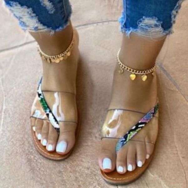 

flat bottom women flip flops 2021 fashion outdoor beach party bright color summer shoes woman transparent female slippers, Black