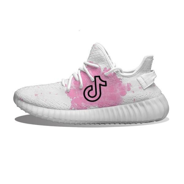 

diy custom tik tok pink graffiti running shoes mh printed mens womens trainers outdoor sports sneakers 69wi
