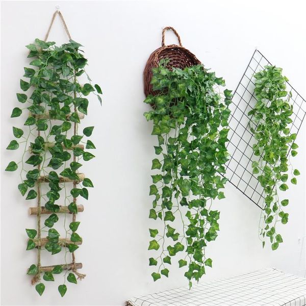 

decorative flowers & wreaths green plant artificial flower garland simulation wall hanging baskets fake ivy faux home decor party