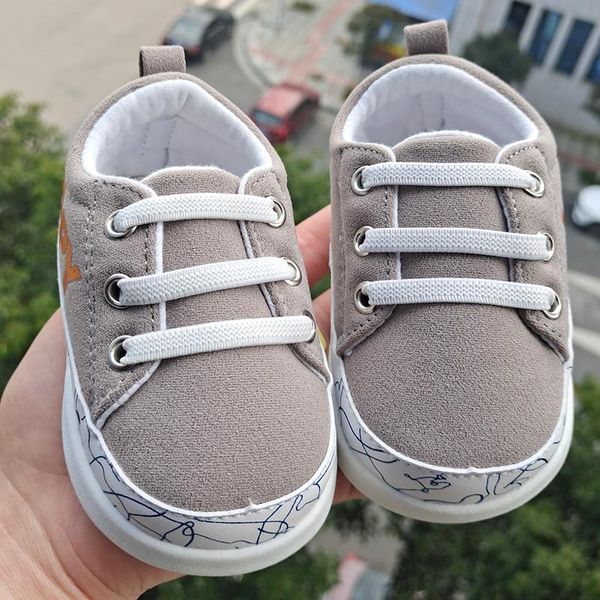 

athletic & outdoor baby shoes boy girl star solid cotton soft anti-slip born infant first walkers toddler casual crib, Black