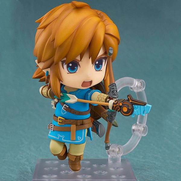 

anime figures zelda link #733 cute toys breath of the wild pvc statue action figma model zelda collection brinquedo 10cm x0503
