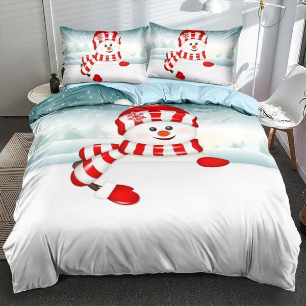 

bedding sets 3d custom joy snowman duvet/quilt cover bags pillow cases 173*230 230*230 265*230 180*210 bedclothes